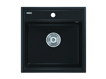 Кухонная мойка Paulmark STEPIA 50 PM115051-BLM 50х51 цвет черный металлик